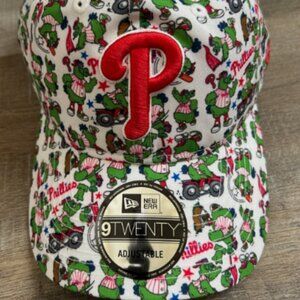 PHILLIE PHANATIC ADJUSTABLE PHILLIES HAT JOHN KRUK NEW ERA SCATTER CAP Harper